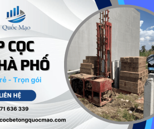 Dịch vụ ép cọc nhà phố giá rẻ trọn gói tại Thủ Đức